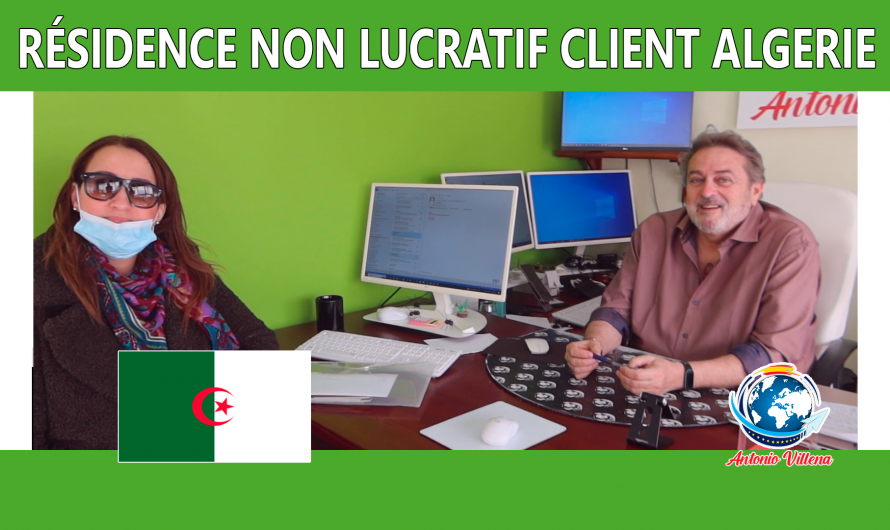 Residence non lucrative | Client de l’Algerie