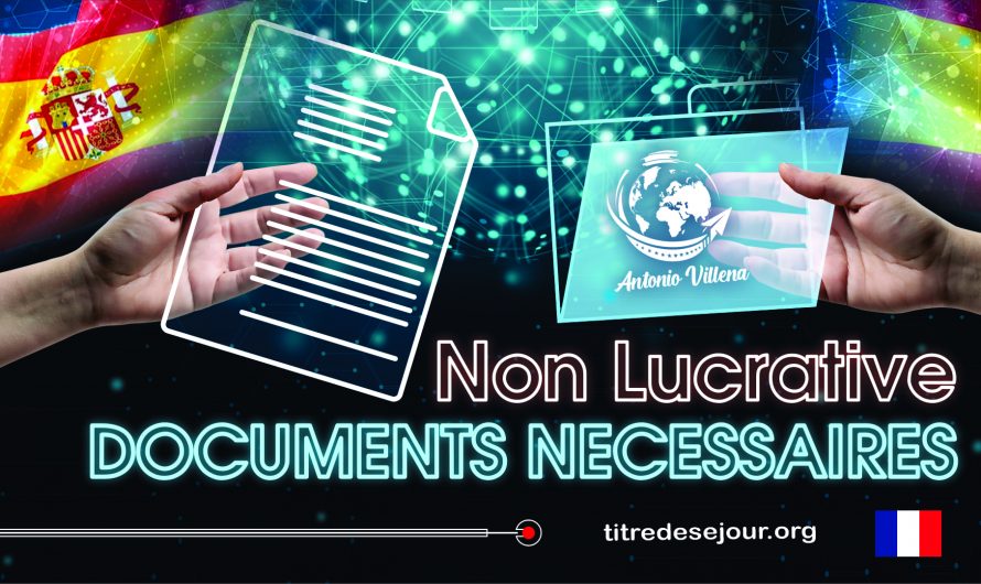 Non lucrative | Documents necessaires