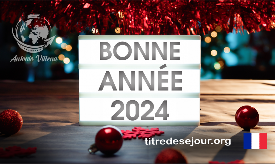 BONNE  ANNÉE 2024 