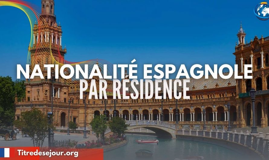Nationalité espagnole par résidence