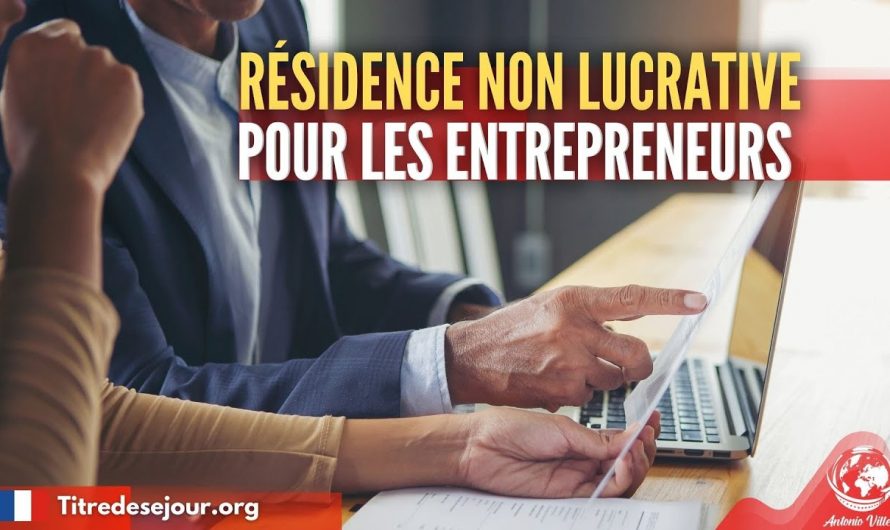 Résidence non lucrative pour les entrepreneurs