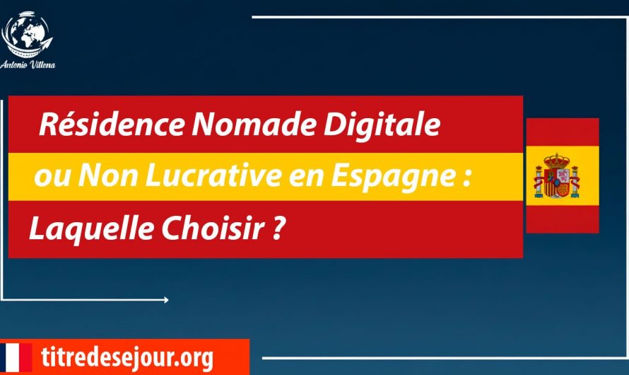 🚀Résidence Nomade Digitale ou Non Lucrative en Espagne💻 : Laquelle Choisir ?