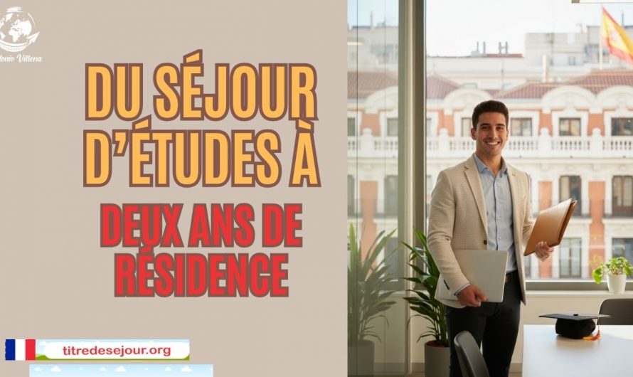 📚De séjour étudiant 🎓 à deux ans de résidence 🇪🇸💼✨