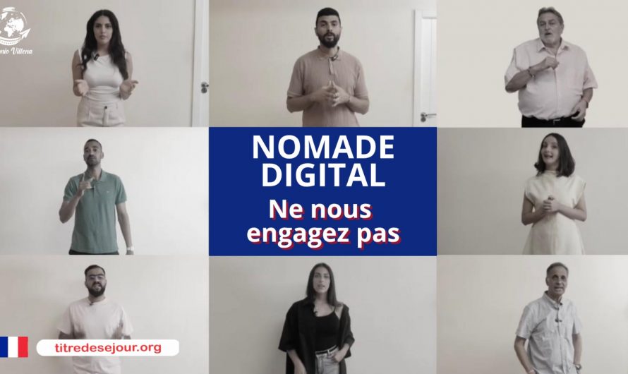👉 NE NOUS ENGAGEZ PAS ❌ RÉSIDENCE NOMADE DIGITAL Sauf si vous voulez bien faire les choses