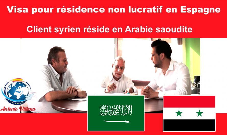 Résidence sans travail Première résidence Syrie Arabie Saoudite