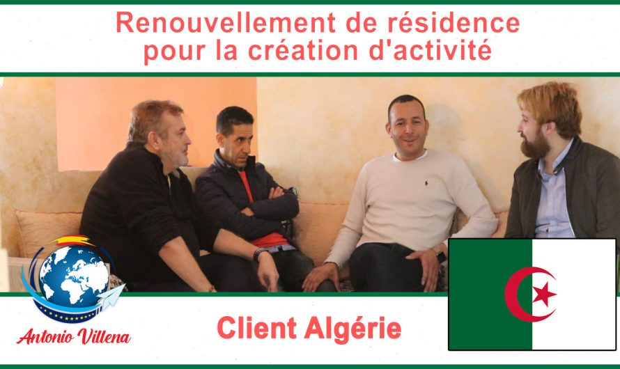 Résidence due au travail Deuxième résidence Algérie